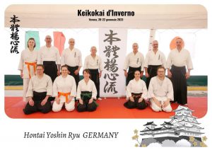 Gruppenbild der anwesenden Mitglieder von Hontai Yoshin Ryu Deutschland